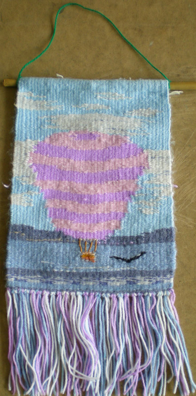 Худякова Анастасия,12 лет, Воздушный шар,2007,гобелен